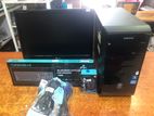 i5 4th Gen 4GB RAM 19 Wide Monitor Full Set Desktop Computer CPU