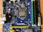 i5 750 Ram With Motherboard Combo Set