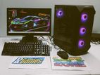 i5 8th Gen Full SET PC 001 8GB+128GB SSD +500GB +22" Wide Screen Gaming