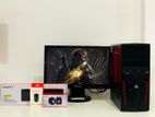 i5 8TH GEN FULLSET PC WITH 20'' WIDE MONITOR