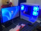 i5 8th Gen Gaming PC Full set with Mouse and Keyboard White edition ARGB