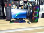i5 9th gen, 22" LED Monitor gaming RGB Fullset
