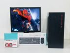 I5 9th Gen 8 Gb Ram 128 Ssd 500 Hdd 19" Square Monitor Full Set