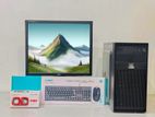 i7 4th Gen 8GB RAM 128GB SSD 500GB HDD 19" Square Monitor Full Set