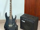 Ibanez RG350 Ex Electric Guitar With Case, 50w Laney Hardcore Amp