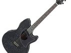 Ibanez TCM50 GBO Acoustic-Electric Guitar Galaxy Black Open Pore