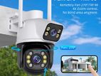 Icsee Wifi Ptz Camera Dual Lens 4 K 8 Mp Hd Ip Cctv