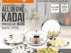 IDLI KADAI COOKWARE ALL IN ONE WITH SS LID