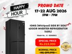 IGNIS 420L Side by 4 Door Inverter Refrigerator IG-4D450BKU