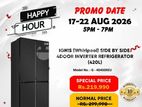 IGNIS 420L Side by 4 Door Inverter Refrigerator IG-4D450BKU