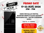IGNIS (Whirlpool) 600L Inverter Side-by-side Refrigerator + Dispenser