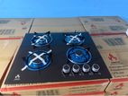 Ignite four burner gas cooker hob