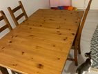 Ikea Dinner Table with 5 Chairs