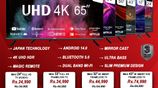 IMAX 50" 4K Smart Android 14 Bluetooth UHD HDR LED TV _Voice Control
