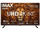 IMAX 50'' Frameless Ultra HD Smart 4K Tv With Blue tooth HDR10