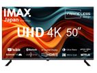 IMAX 50 inch 4K UHD Smart Android 14 Frameless TV