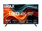 IMAX 50" QLED 4K UHD Smart TV with Extra Voice command Remote