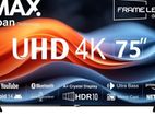 IMAX 75" 4K Smart android 14 Bluetooth UHD LED Frameless TV