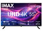 IMAX JAPAN 55" Android 14 UHD Smart 4k Frameless TV +Voice Control