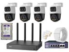 IMOU 6MP 4-Camera PoE IP AI Human Vehicle Color Vision Audio CCTV Pack