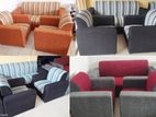 IMPANA BRAND GF NEW FABRICS BOX two tone sofa set 3+1+1