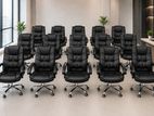 (IMPANA) IMPORTED HB OFFICE LEATHER BOSS CHAIR- 612
