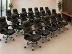 (IMPANA) IMPORTED HB OFFICE LEATHER CHAIR- 6002
