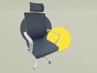 Impana New Office gray mesh chair - 125kg