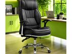 (IMPANA) OFFICE CHAIR boss HB LEATHER BACK C35