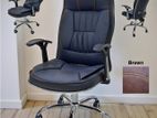 Imported Bk Adjustable Leather Office Chairs