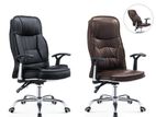 IMPORTED BK ADJUSTABLE LEATHER OFFICE CHAIRS