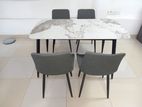 Imported BLK 4seater Dinning set