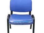Imported Blue Armless Office Chairs