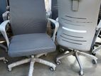 Imported Hi-Bk Grey Mesh Office Chair with H/rest