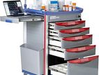 Imported Medical Crash Cart with Emergency Accessories