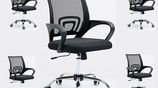 IMPORTED PEOPLES CHAIR OFFICE MID BACK MESH CHAIR-100KG