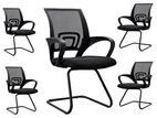IMPORTED PEOPLES CHAIR OFFICE VISITORS LOBBY MESH CHAIR-4006