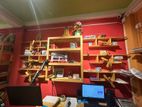Imported pine wood racks and tables