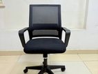IMPORTED SQ MESH FULLY BLK EX OFFICE CHAIRS