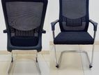 IMPORTED U BASE MESH N/Touch VISITOR CHAIRS