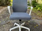 Imported White Mix Grey Plastic Bk Ex Office Chairs
