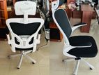 Imported White Mix Penguin Arm Adjustable Office Chairs