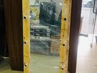Imported wood (Rata amba). Gold Colour Dressing mirror .