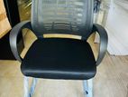 IMPORTED ZEBRA EX MESH VISITOR CHAIR WITH BLK BASE