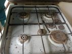 Gas Oven 4 Burner Cooker