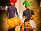 Indian dhol drummers