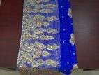 Indian Saree with Gold Design
