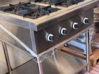 Industrial 4 Burner Cooker Low pressure