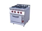 Industrial 4 Burner Oven / Gas Range Stove Hotel Kitchen
