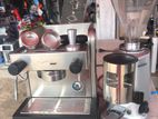 Industrial Coffee Machine with Grinder